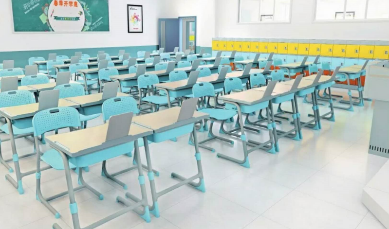 學(xué)校課桌椅廠家直銷 午休可躺課桌椅 升降課桌椅